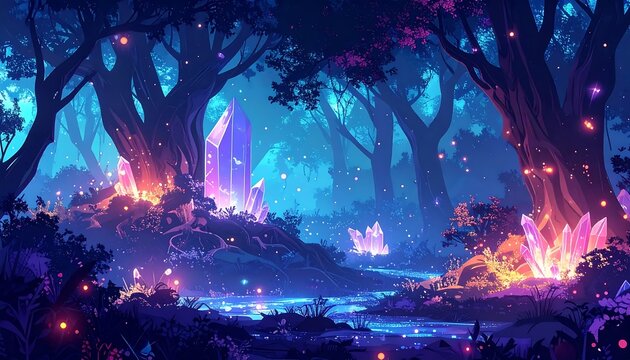 Vibrant night sky with colorful fireworks display over city.