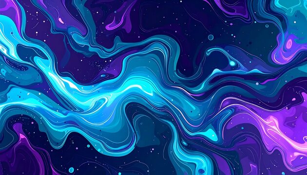 Microscopic view of fluorescent neuron network structure.