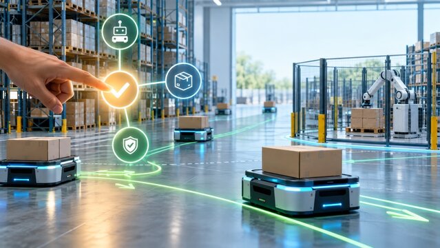 Advanced Robotics in Warehouse Management with Approval Process and Automation Enhancements