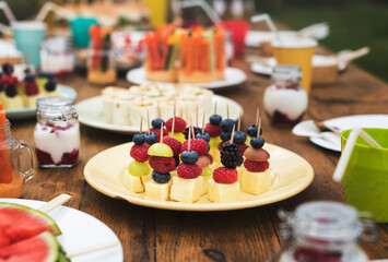 Table Setting Food Celebration Party Concept