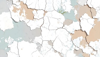 Obraz premium Abstract world map with vintage paper texture and faded colors.