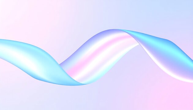 Abstract gradient wave design with soft pastel colors.