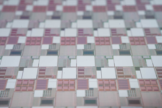 Silicon wafer for manufacturing semiconductor of integrated circuit.