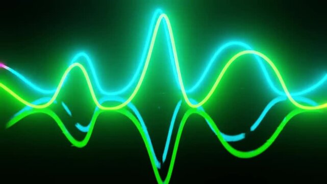 Abstract digital data stream background with glowing particles and motion lines