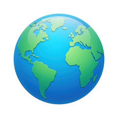 Naklejka premium Globe planet earth icon for environment and global network