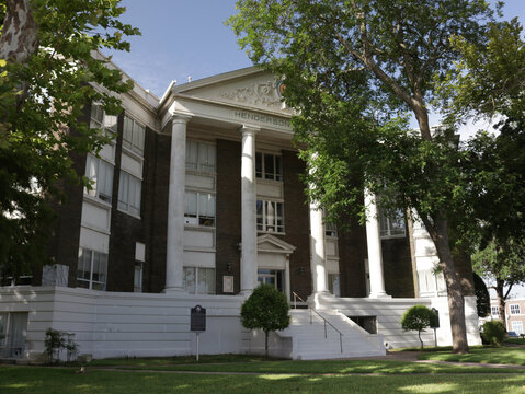 Historic Henderson County Courthouse Located in Downtown Athens TX