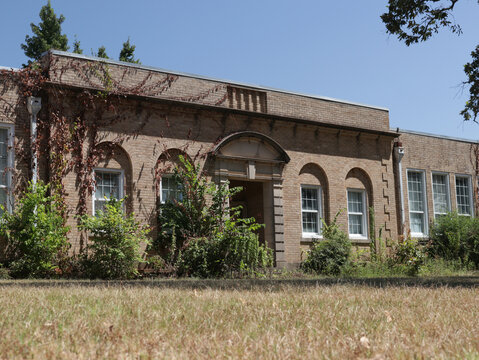 Historic Abandoned Gaston School Building in Joinerville TX