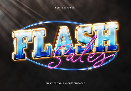 Luxury 3D Chrome Text Effect