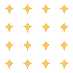 Seamless pattern set of cute celestial space and weather icons PNG background © Yeoha