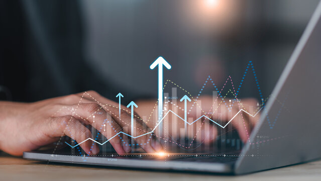 Financial analyst evaluates investment growth through market analysis, financial forecasting, revenue trends, performance metrics, risk assessment, and strategic planning for profitable returns.