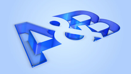 Futuristic 3D Glass Logo Reveal