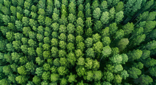 Reforestation and afforestation efforts in sustainably managed wood production areas, highlighting biodiversity and ecosystem health.