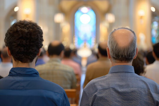 Sukkot prayer services and schedules, highlighting community gatherings and synagogue events with worshippers in prayer