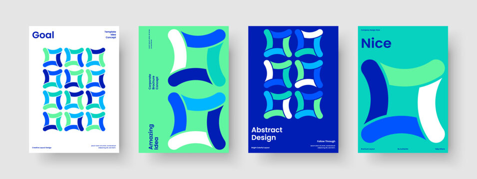Modern Report Design. Isolated Banner Template. Geometric Book Cover Layout. Background. Poster. Brochure. Flyer. Business Presentation. Notebook. Pamphlet. Advertising. Leaflet. Handbill