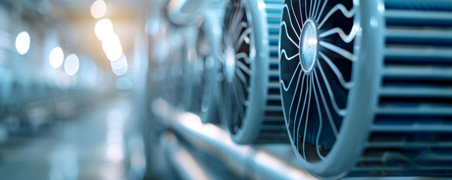 Eco-friendly cooling system focused on energy-saving and efficient cooling. Modern technology and environmental responsibility, offering sustainable solutions for greener cooling practices.