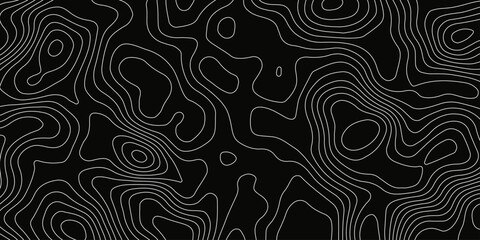 Topographic map background with geographic grid for hiking and mountain sport. luxury topographic wavy pattern and geographic grid map design. paper texture Imitation of a geographical map shades. © Abdur Rahman Safin 