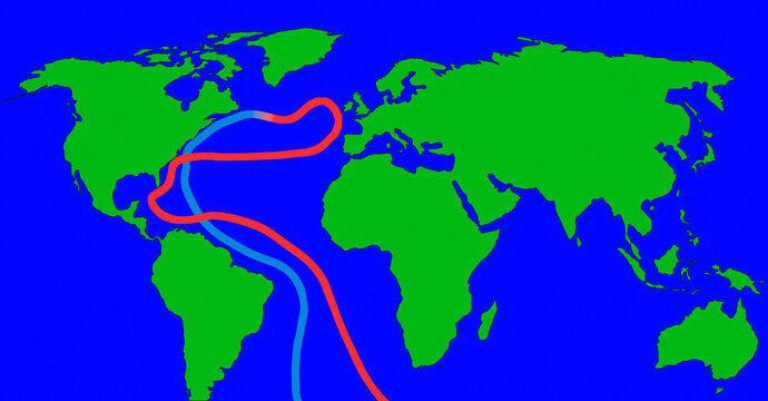 Atlantic Meridional Overturning Circulation, illustration