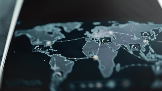 Worldwide market indicators connect distant regions