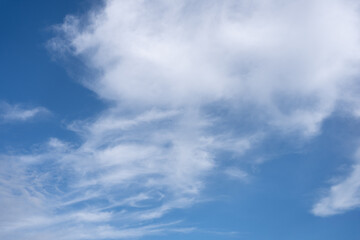 Fototapeta premium 晴れた日の綺麗な空 