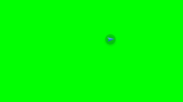Ultra-minimal SEND button motion graphic where the button physically transforms into a flying paper plane, travels to deliver a success checkmark, and seamlessly reconstructs back into the SEND button