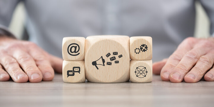 Concept of email marketing