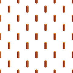 Obraz premium Wood texture creating a seamless pattern of brown timber blocks