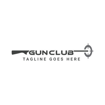 gun shooting logo 