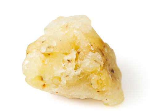 Natural elemi resin isolated on white background.