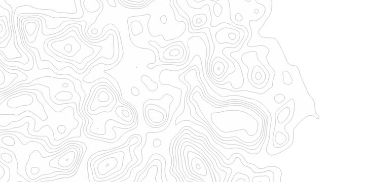Abstract minimal pattern discovery topo map creative discovery White wave grid stripe line map topography. vector geographic contour mounted map background.