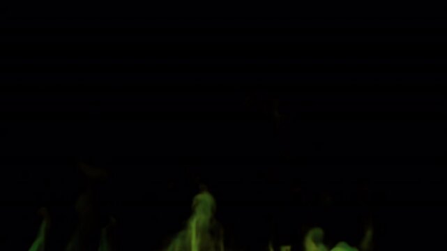 green poison toxic chemical smoke rising wisps effect