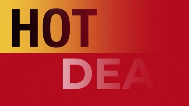 Hot deal & Shop Now Red Banner With Shopping Cart Icon And Call To Action For Online Retail Marketing