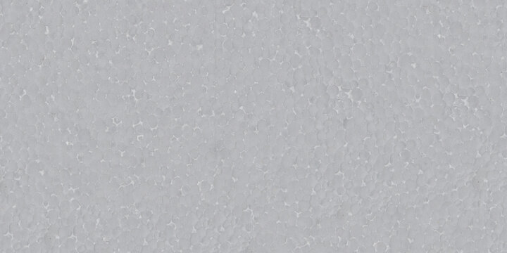 White Expanded Polystyrene Styrofoam Texture. Clean, Light Background Surface Ideal for Packaging, Insulation, Material science and Modern Graphic Design Projects.