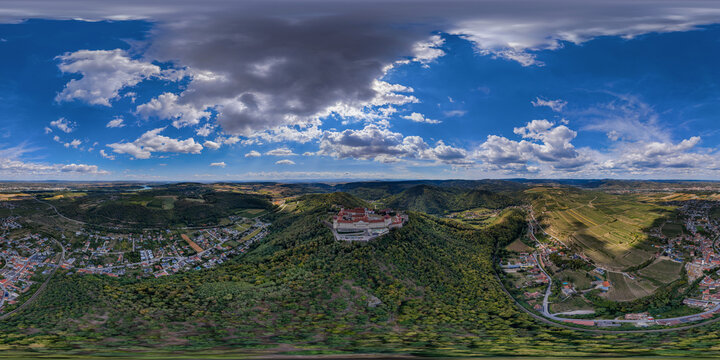 Stift G&ouml;ttweig im Sommer - 360 Grad Luftbild Panorama