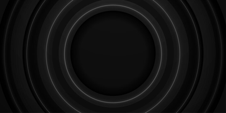 futuristic abstract background radial wave modern style business banner design