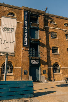 London Museum Docklands in a historic 1802 sugar warehouse at West India Quay, London, England, UK - 4 September 2026.