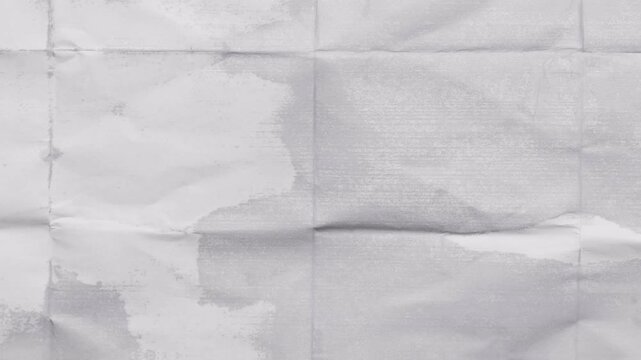 Abstract White Paper Texture with Subtle Creases and Folds.