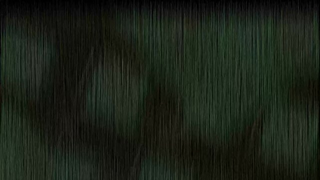 Dark green streaks animation flows with rich textured vertical rays. Moody ambient fluid lines stream along these dark green streaks. Ethereal background motion animates the dark green streaks.