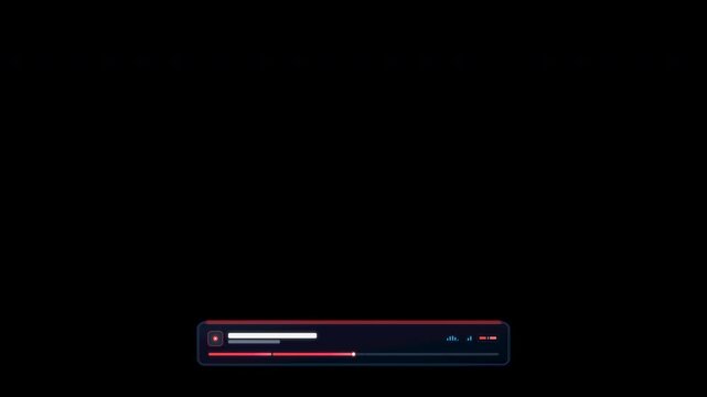 YouTube Chapter Title Card Marker with sleek timestamp indicator and smooth wipe animation