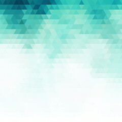 Obraz premium Abstract fresh turquoise and blue geometric background made of triangles for modern and stylish design. eps 10