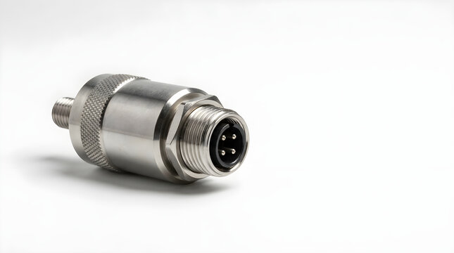 Industrial vibration sensor with M12 connector