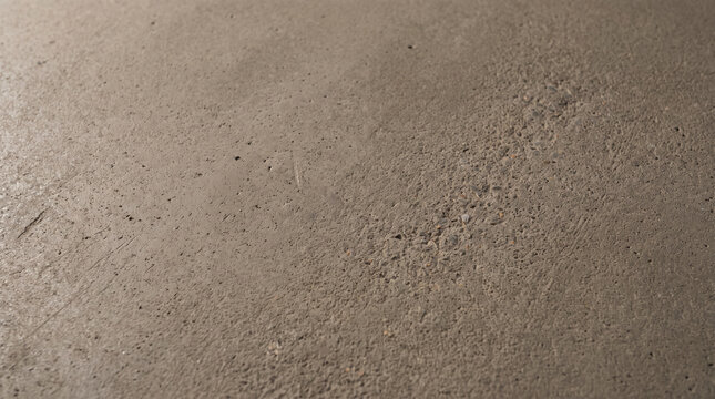 Warm Gray Sandblasted Concrete Texture with Fine Rough Aggregate Surface