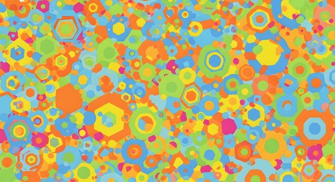 Colorful abstract pixel art background