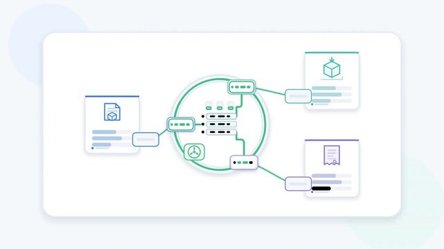 Procurement Three Way Matching and Invoice Verification Animation
