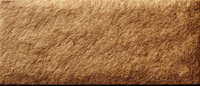 A close-up view of a brown fibrous texture resembling felt or compressed fibers against a dark background.