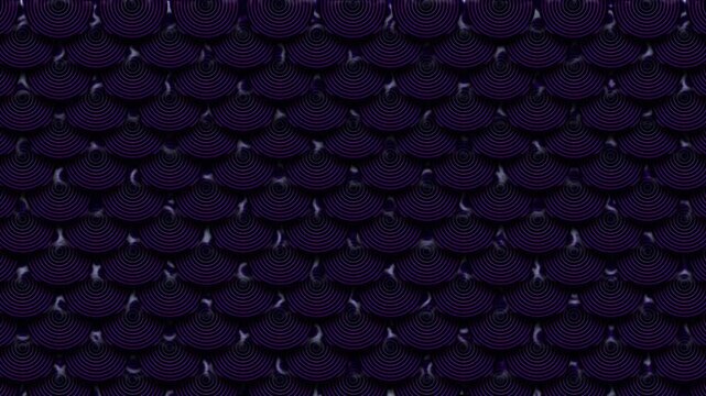Abstract Glowing Geometric Line Pattern Loop