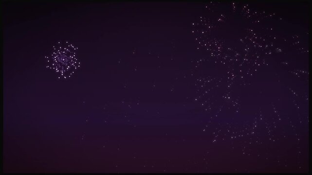 Fireworks Magenta a Joyful Confetti Animation Loop for a Celebration Background and Festive Title