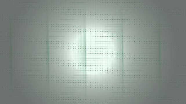 Green Digital Grid Background with Pulsing Network Lines and Cyber Glow
