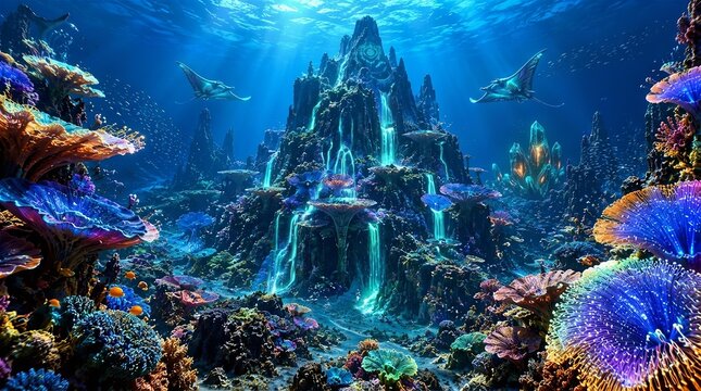 The Enchanted Reef Realm Beneath Sunlit Waters