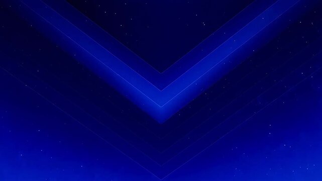 Abstract symmetric geometric pattern with blue gradient blocks