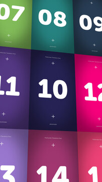 Premium Transitions Multiscreen X15 11 Variations VERTICAL &ndash; Fifteen Screen Transitions, Multi Video Grid Layouts, Split Screens and Dynamic Panel Effects for Professional Video Editing
